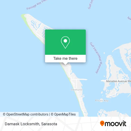 Damask Locksmith map