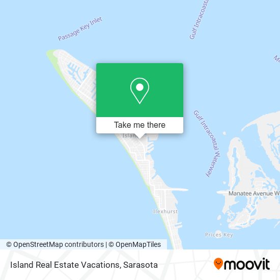 Island Real Estate Vacations map