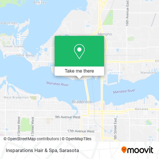 Insparations Hair & Spa map