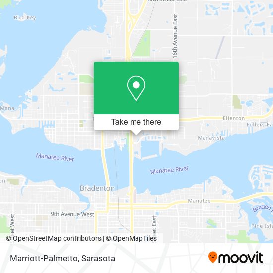 Marriott-Palmetto map