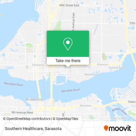 Mapa de Southern Healthcare