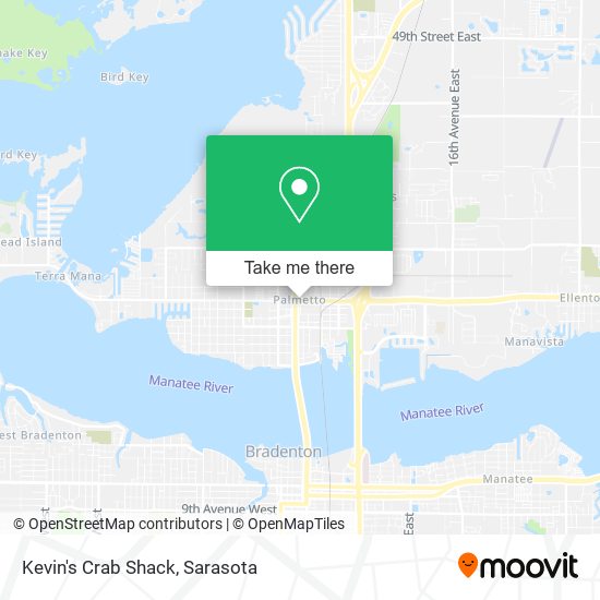 Kevin's Crab Shack map