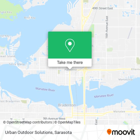 Urban Outdoor Solutions map