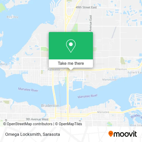 Omega Locksmith map