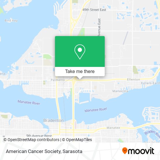 Mapa de American Cancer Society