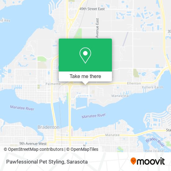 Mapa de Pawfessional Pet Styling