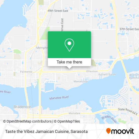 Mapa de Taste the Vibez Jamaican Cuisine