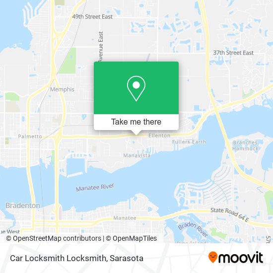Mapa de Car Locksmith Locksmith