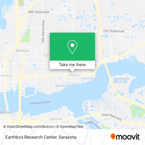 Earthbox Research Center map