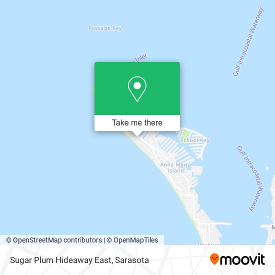 Sugar Plum Hideaway East map
