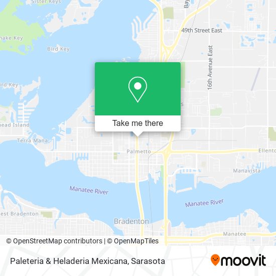 Paleteria & Heladeria Mexicana map