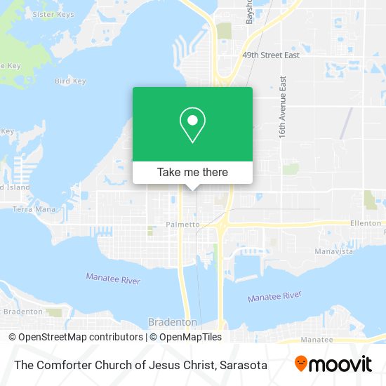 The Comforter Church of Jesus Christ map