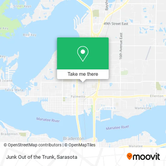 Junk Out of the Trunk map
