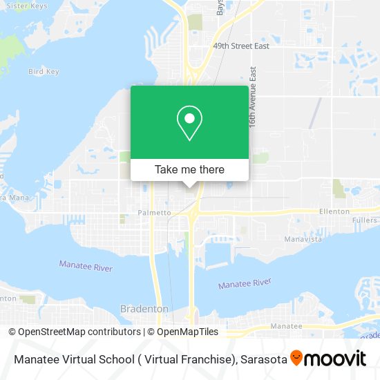 Manatee Virtual School ( Virtual Franchise) map