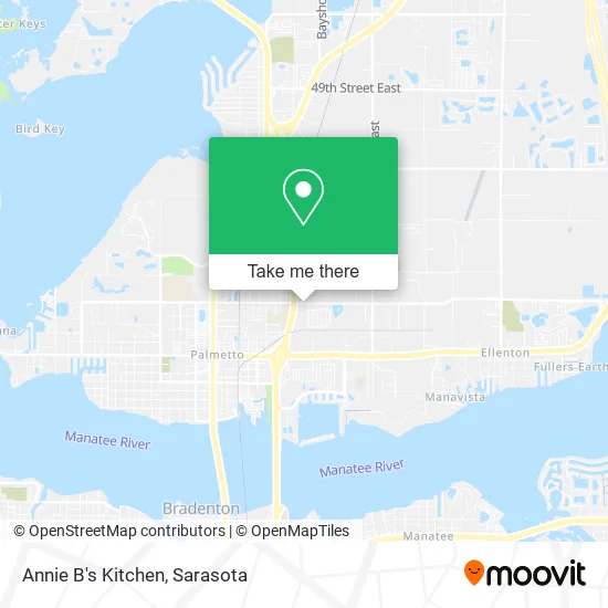 Annie B's Kitchen map