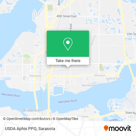 Mapa de USDA Aphis PPQ