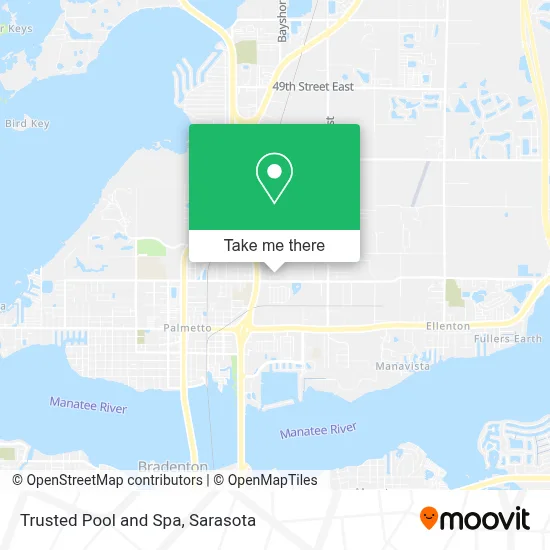 Trusted Pool and Spa map