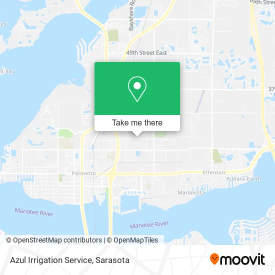 Azul Irrigation Service map