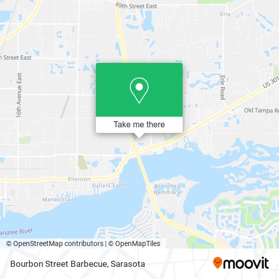 Bourbon Street Barbecue map