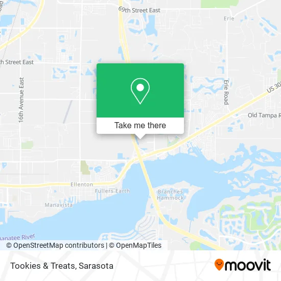 Tookies & Treats map