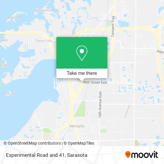Mapa de Experimental Road and 41