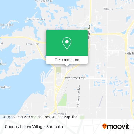 Mapa de Country Lakes Village
