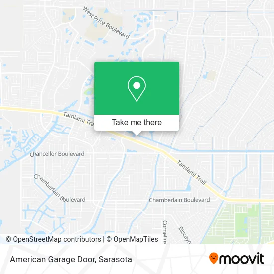 American Garage Door map