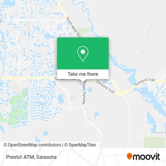 Presto! ATM map