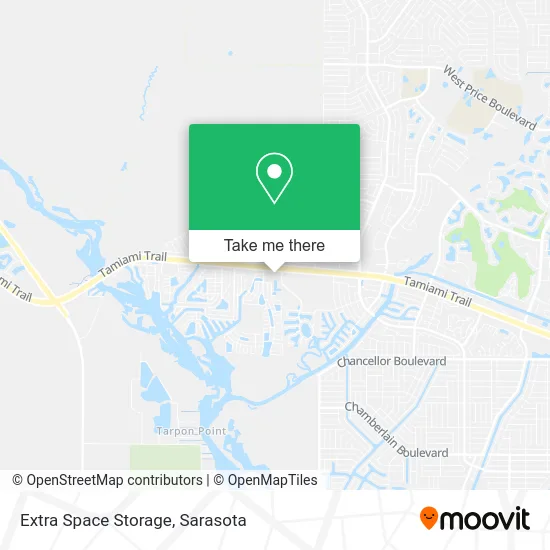 Extra Space Storage map