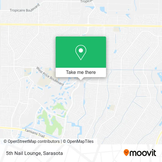 5th Nail Lounge map