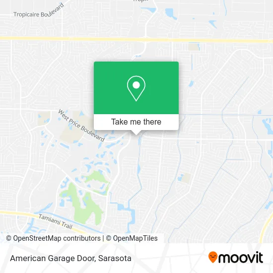 American Garage Door map