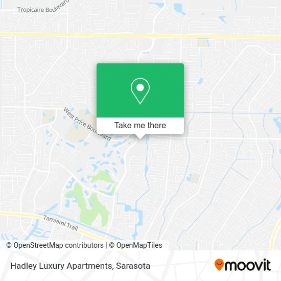 Hadley Luxury Apartments map