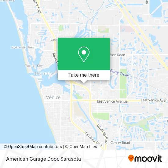 American Garage Door map