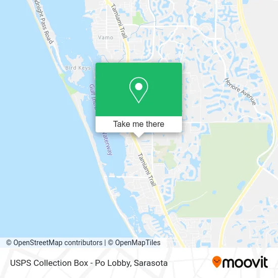 USPS Collection Box - Po Lobby map
