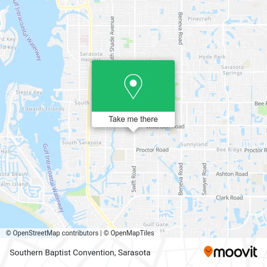 Southern Baptist Convention map