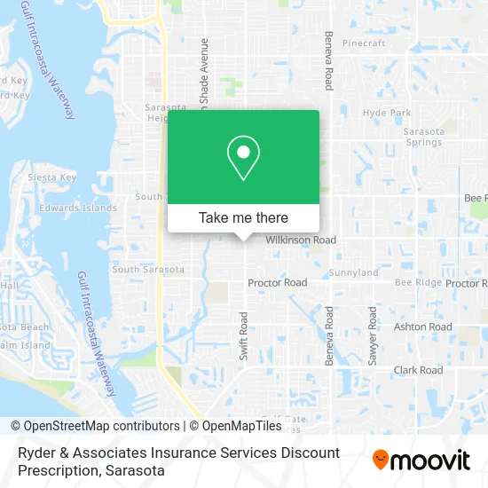 Ryder & Associates Insurance Services Discount Prescription map