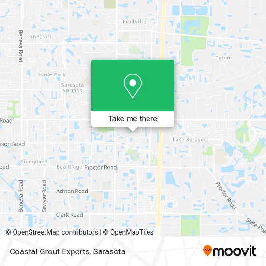 Coastal Grout Experts map