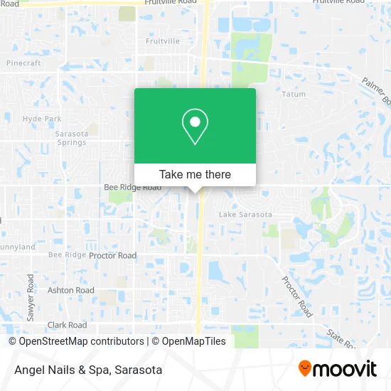Angel Nails & Spa map