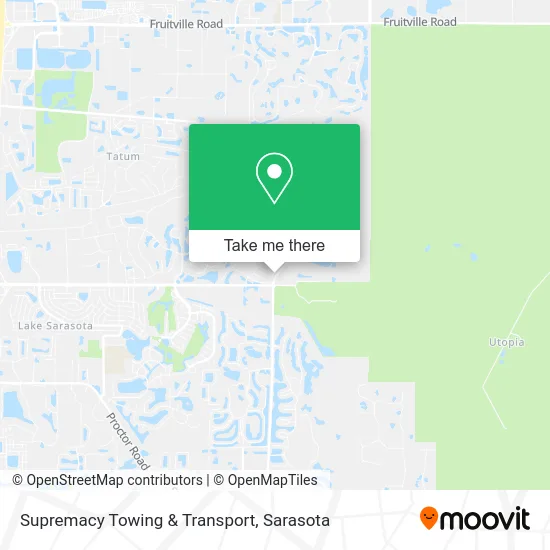 Supremacy Towing & Transport map