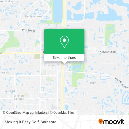 Making It Easy Golf map