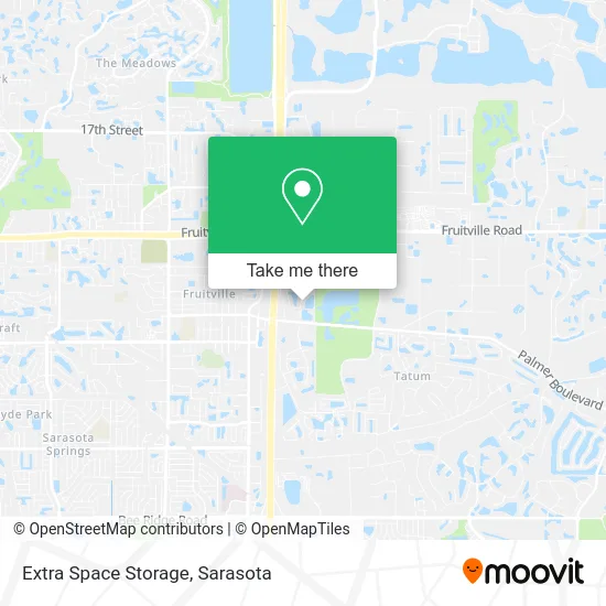 Extra Space Storage map
