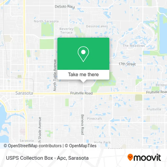 Mapa de USPS Collection Box - Apc