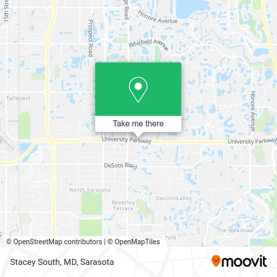 Stacey South, MD map