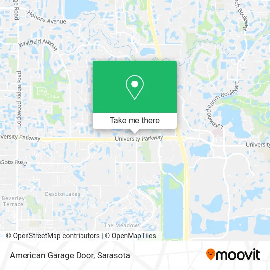 American Garage Door map