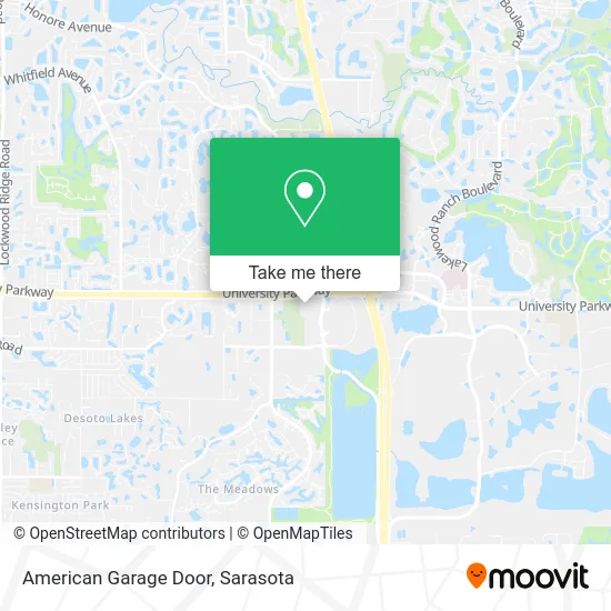 American Garage Door map