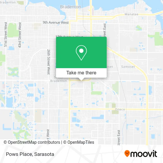 Pows Place map