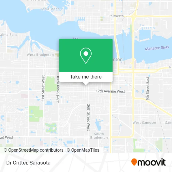 Dr Critter map