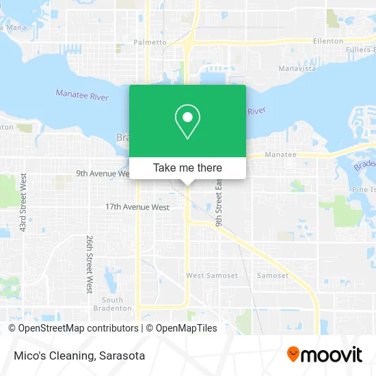 Mico's Cleaning map
