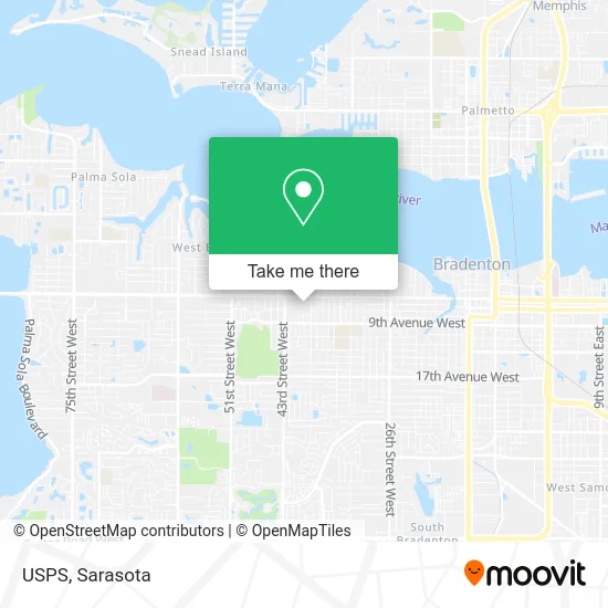 USPS map