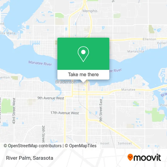 River Palm map